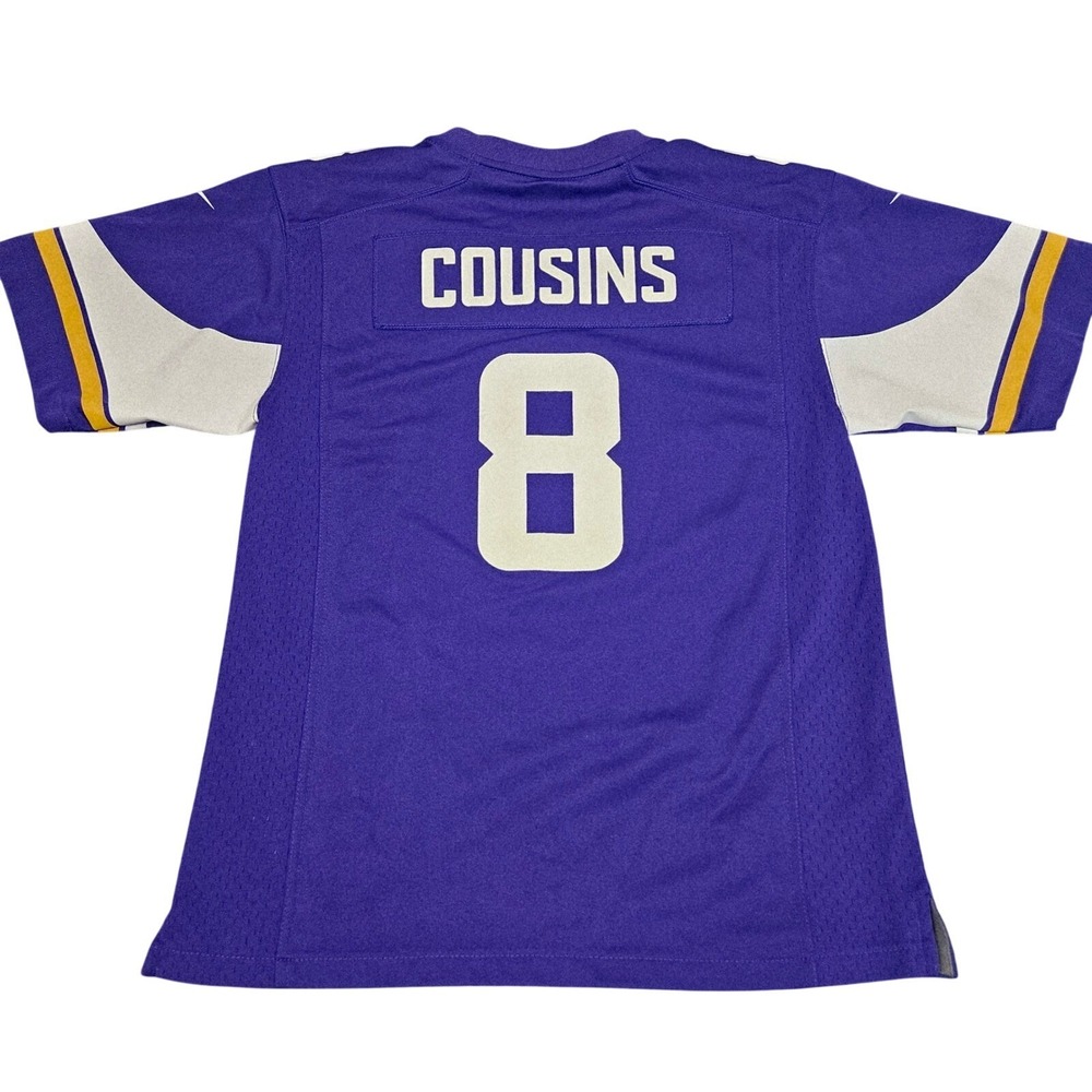 Minnesota Vikings Nike Jersey Kirk Cousins Youth L Purple 8 NFL Football Gameday